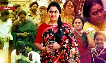ராதிகா ஏமாத்திட்டாங்க! ரூ.18 லட்சம் சம்பளம் தரல! - நடிகை விஜி சந்திரசேகர் ஓபன் டாக் ராதிகா ஏமாத்திட்டாங்க! ரூ.18 லட்சம் சம்பளம் தரல! - நடிகை விஜி சந்திரசேகர் ஓபன் டாக்