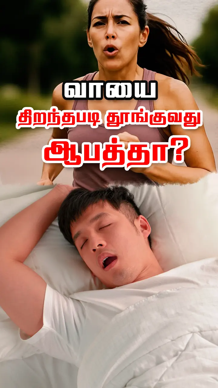 வாயை திறந்தபடி தூங்குபவரா நீங்கள்? இது நோயின் அறிகுறி?